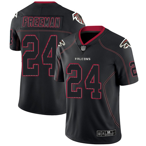 Atlanta Falcons Limited Lights Out Black Men Devonta Freeman Jersey NFL Football #24 Rush